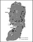 West Bank Settlements According to Year Established